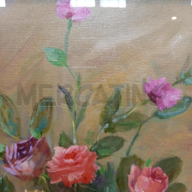 QUADRO VASO CON ROSE | Mercatino dell'Usato Bologna 5