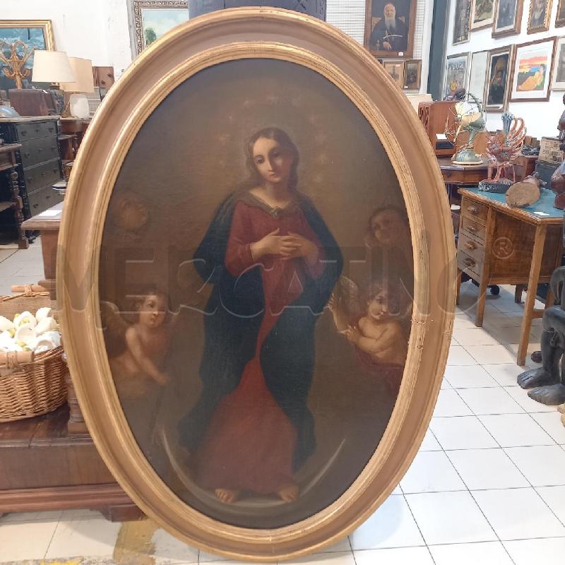 QUADRO VECCHIO MADONNA IN OVALE | Mercatino dell'Usato Bologna 1