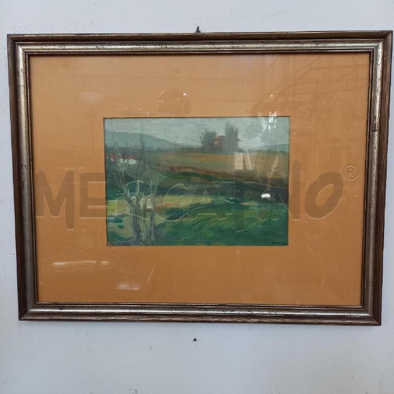 QUADRO VEDUTA CAMPESTRE CON CASOLARE | Mercatino dell'Usato Bologna 1