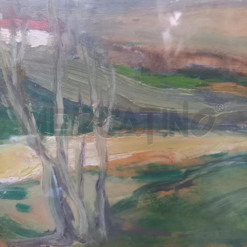 QUADRO VEDUTA CAMPESTRE CON CASOLARE | Mercatino dell'Usato Bologna 3