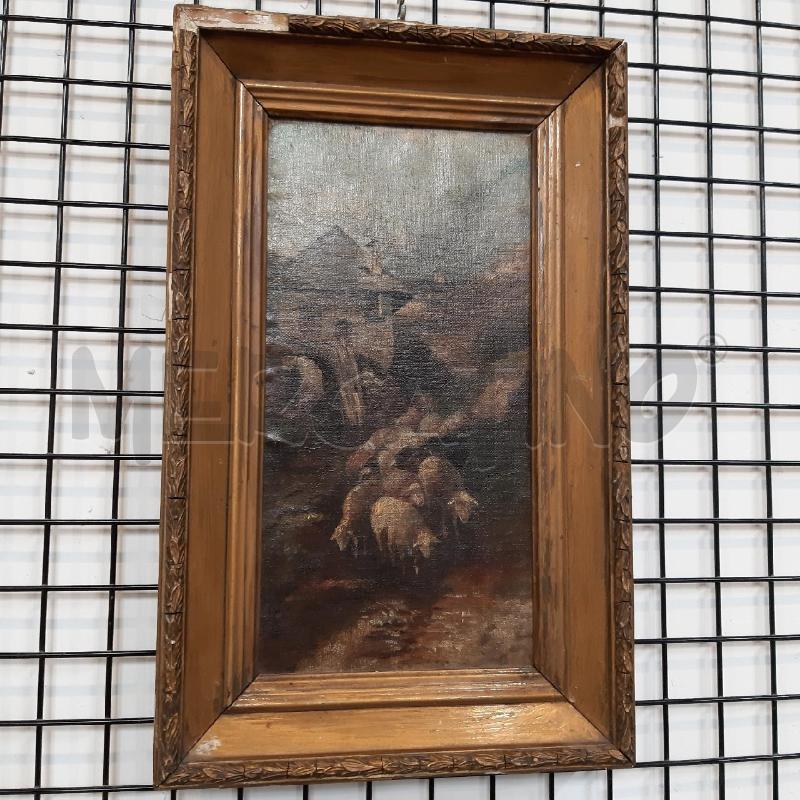 QUADRO VEDUTA CON PECORE | Mercatino dell'Usato Bologna 1