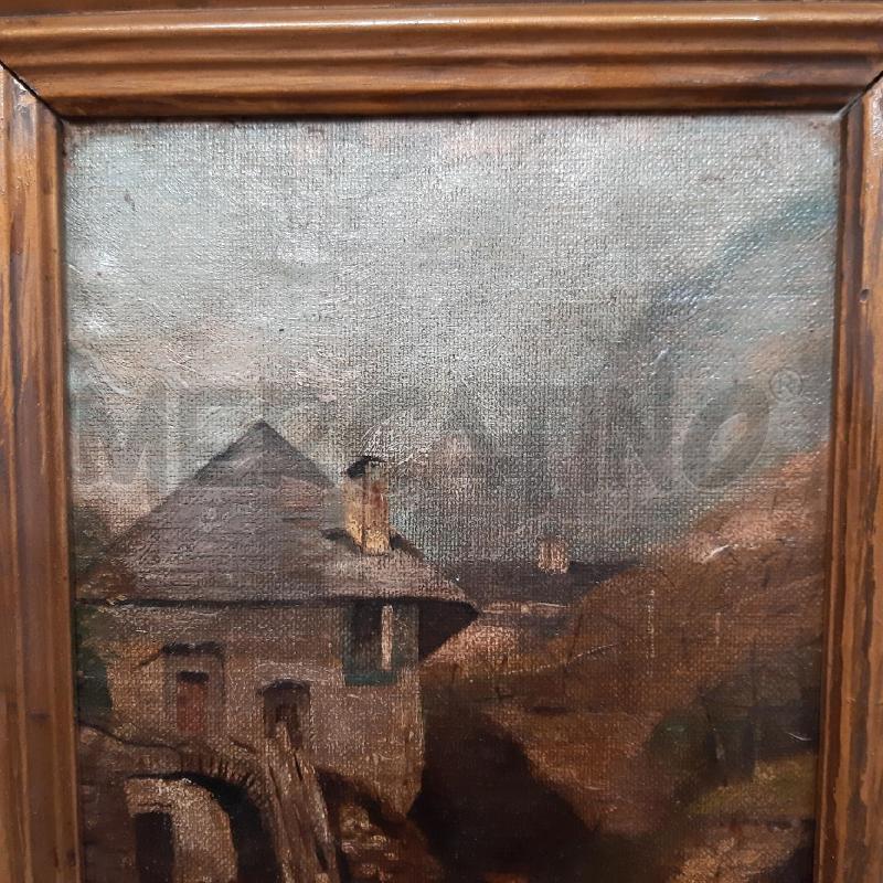 QUADRO VEDUTA CON PECORE | Mercatino dell'Usato Bologna 3