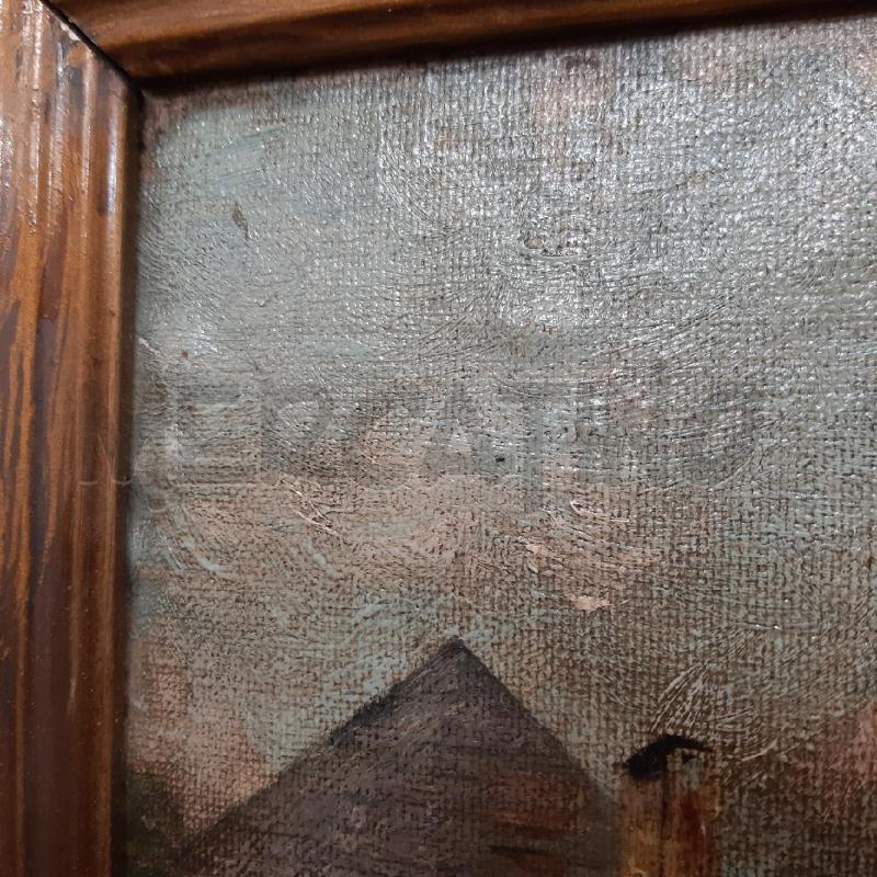 QUADRO VEDUTA CON PECORE | Mercatino dell'Usato Bologna 4