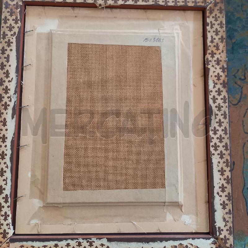 QUADRO VEDUTA CON PIAZZETTA ANIMATA | Mercatino dell'Usato Bologna 5