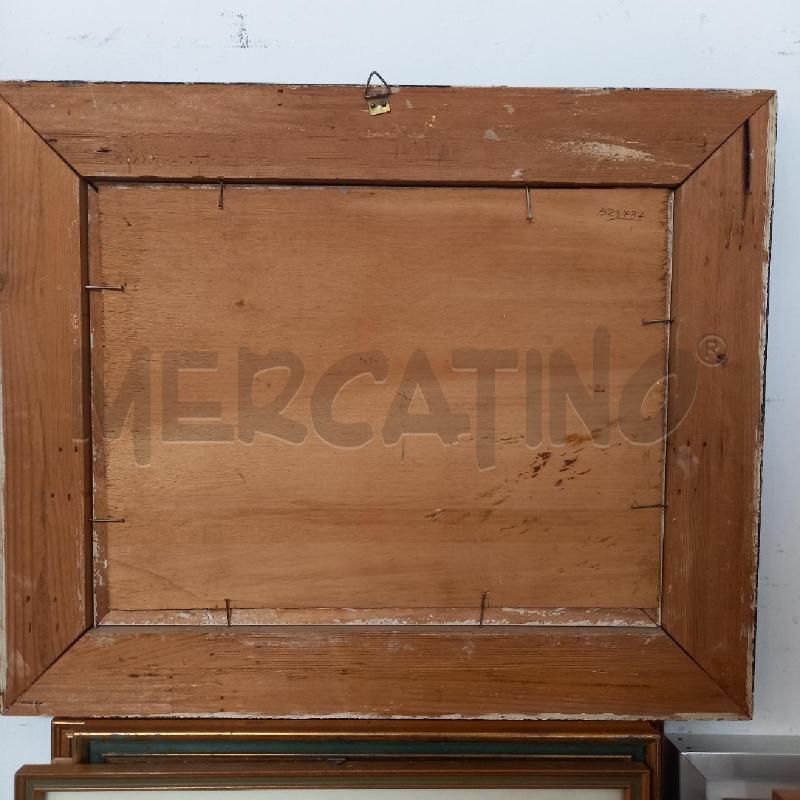 QUADRO VEDUTA INNEVATA CON 2 FIGURE | Mercatino dell'Usato Bologna 5