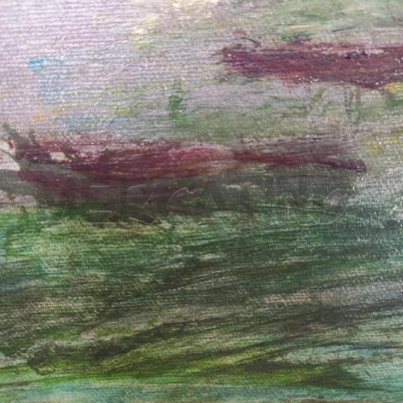 QUADRO VEDUTA MARINA CON BARCA | Mercatino dell'Usato Bologna 4