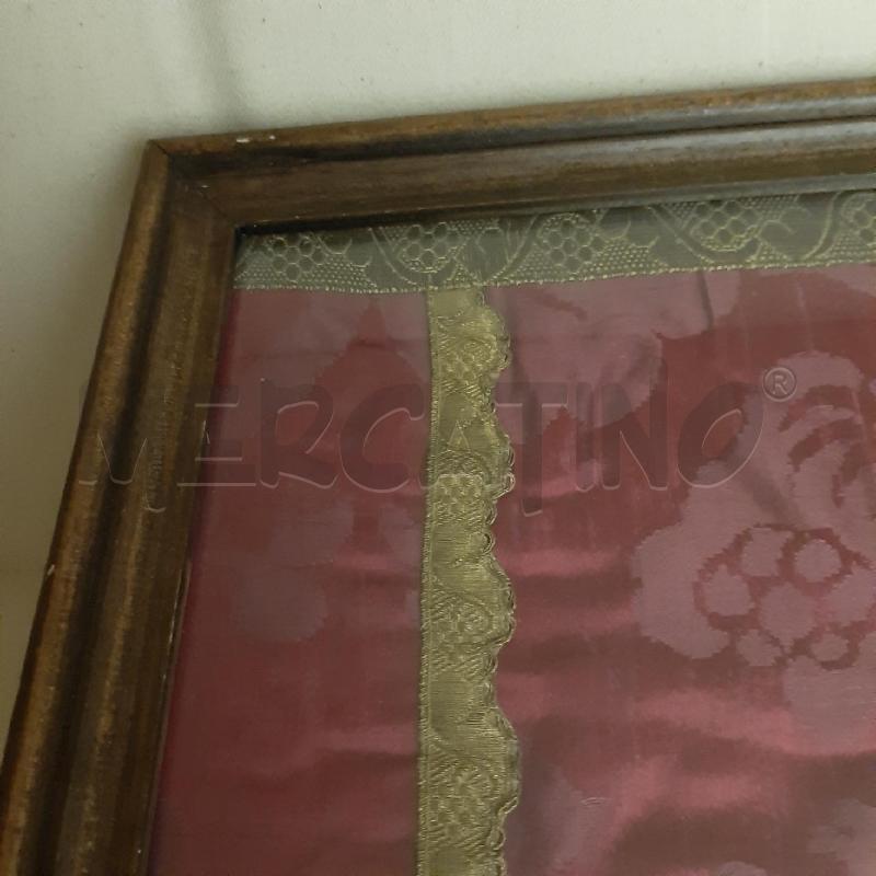 QUADRO VESCOVO RICAMO ANTICO  | Mercatino dell'Usato Bologna 4
