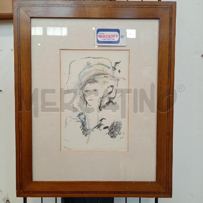 QUADRO VOLTO CON CAPPELLO | Mercatino dell'Usato Bologna 1