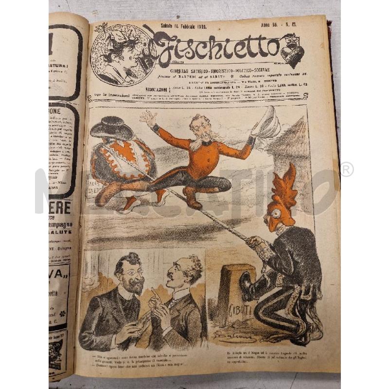 RACCOLTA ILFISCHIETTO 1903  DAL 1 AL 52   ANNO 56 | Mercatino dell'Usato Bologna 2
