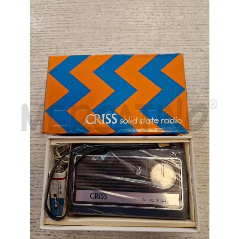 RADIOLINA DA COLLEZIONE CRISS SOLID STATE | Mercatino dell'Usato Bologna 1