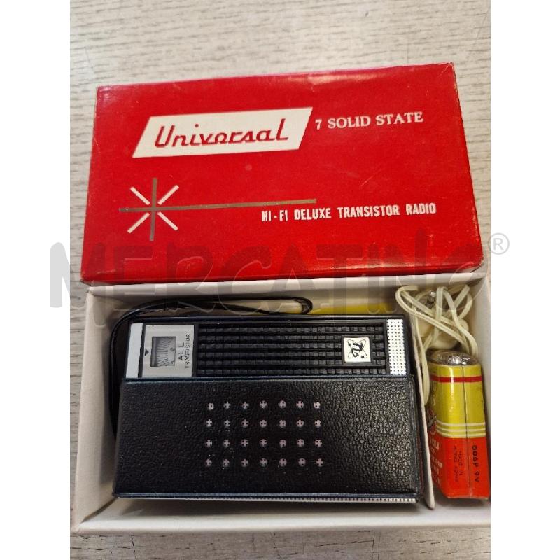 RADIOLINA DA COLLEZIONE UNIVERSAL 7 SOLID STATE | Mercatino dell'Usato Bologna 1