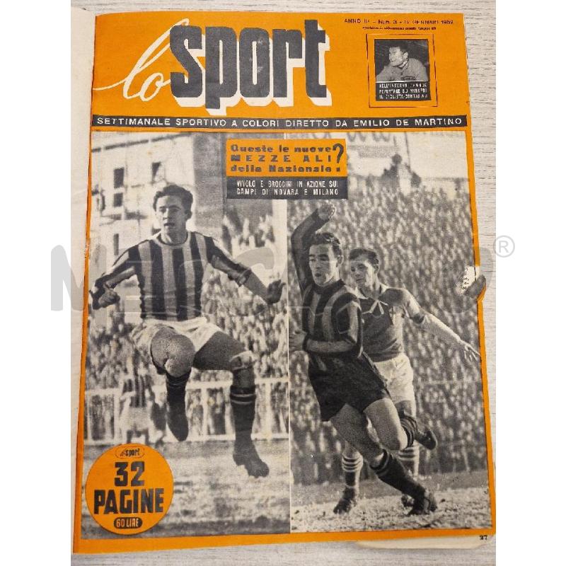RIVISTA LO SPORT RILEGATE 1952 | Mercatino dell'Usato Bologna 1