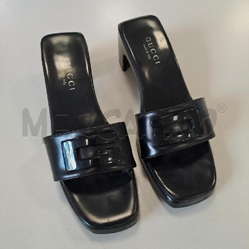 SANDALI DONNA GUCCI NERO | Mercatino dell'Usato Bologna 1