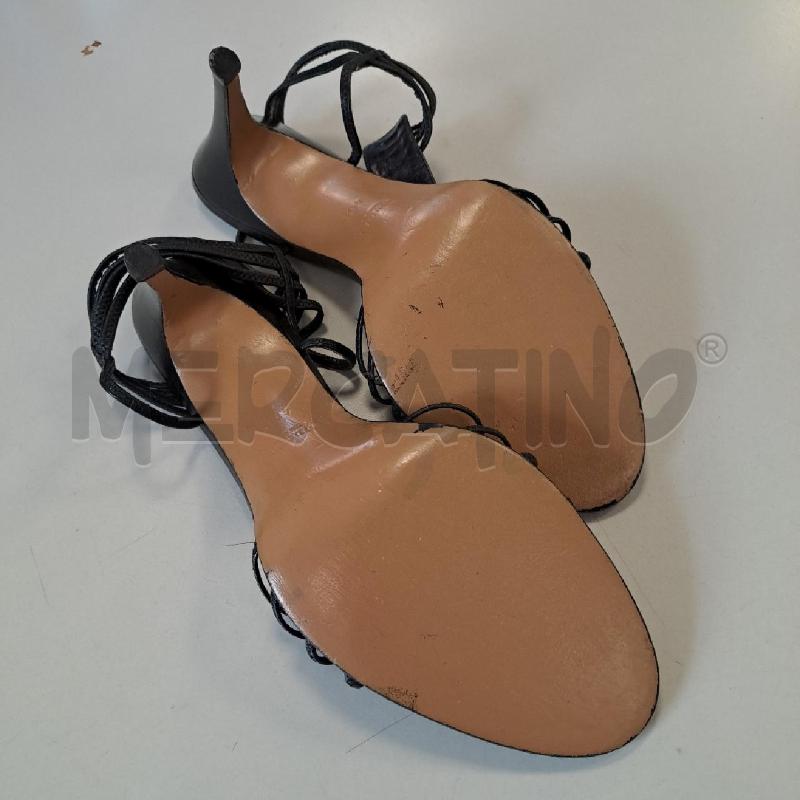 SANDALI DONNA GUCCI NERO STRINGHETTE | Mercatino dell'Usato Bologna 3