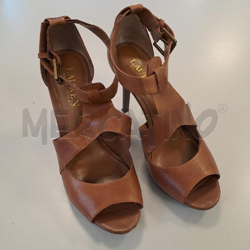SANDALI DONNA LAUREN RALPH LAUREN CUOIO  | Mercatino dell'Usato Bologna 1