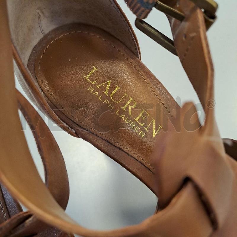 SANDALI DONNA LAUREN RALPH LAUREN CUOIO  | Mercatino dell'Usato Bologna 2