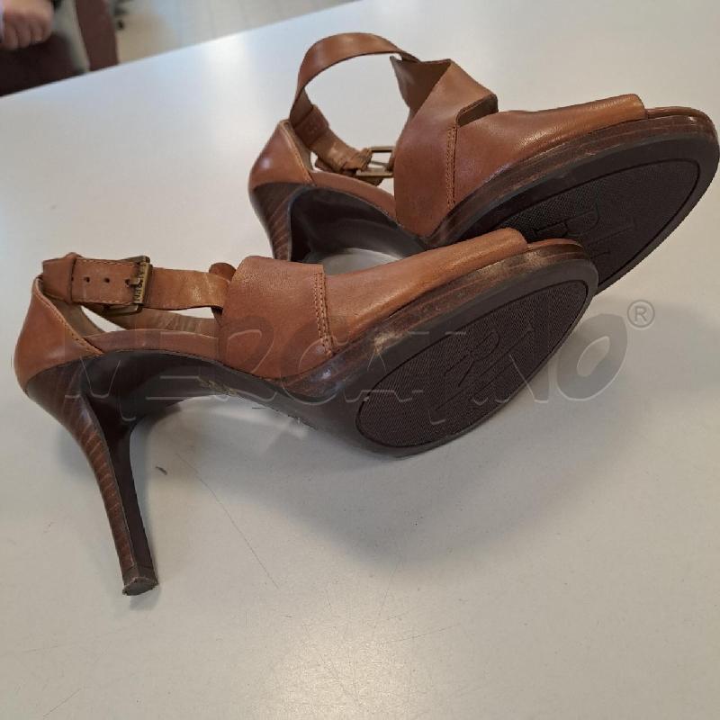 SANDALI DONNA LAUREN RALPH LAUREN CUOIO  | Mercatino dell'Usato Bologna 3