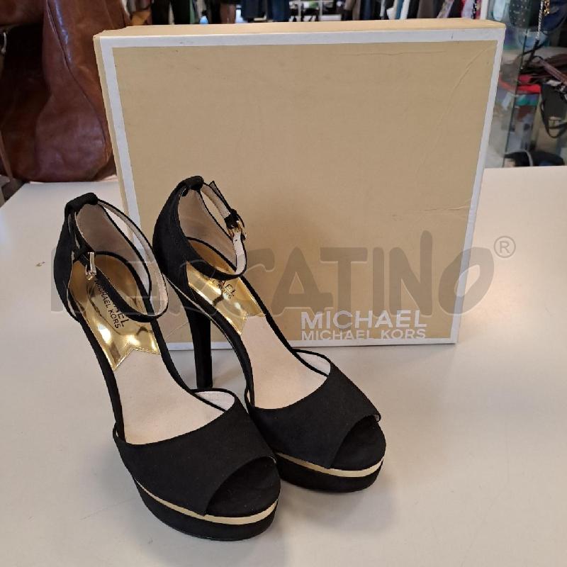 SANDALI DONNA MICHAEL KORS NERO SUDE | Mercatino dell'Usato Bologna 1