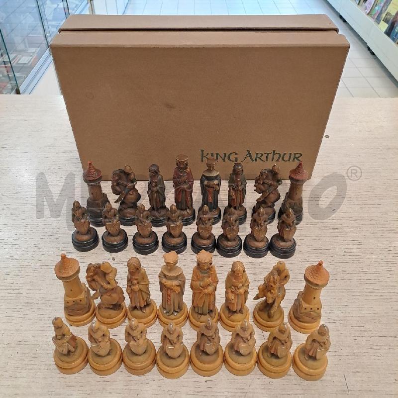 SCACCHI KING ARTHUR ANRI LEGNO | Mercatino dell'Usato Bologna 1