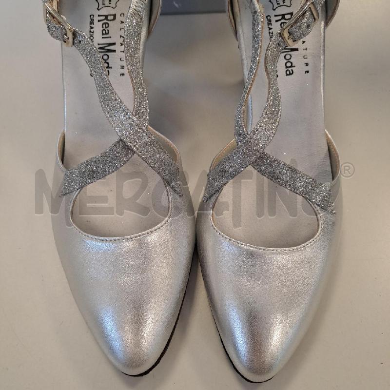 SCARPE DONNA DA BALLO ARGENTO | Mercatino dell'Usato Bologna 3