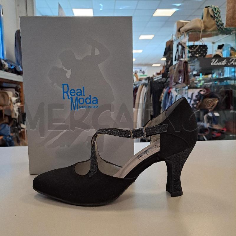 SCARPE DONNA DA BALLO GLITTER NERO | Mercatino dell'Usato Bologna 1