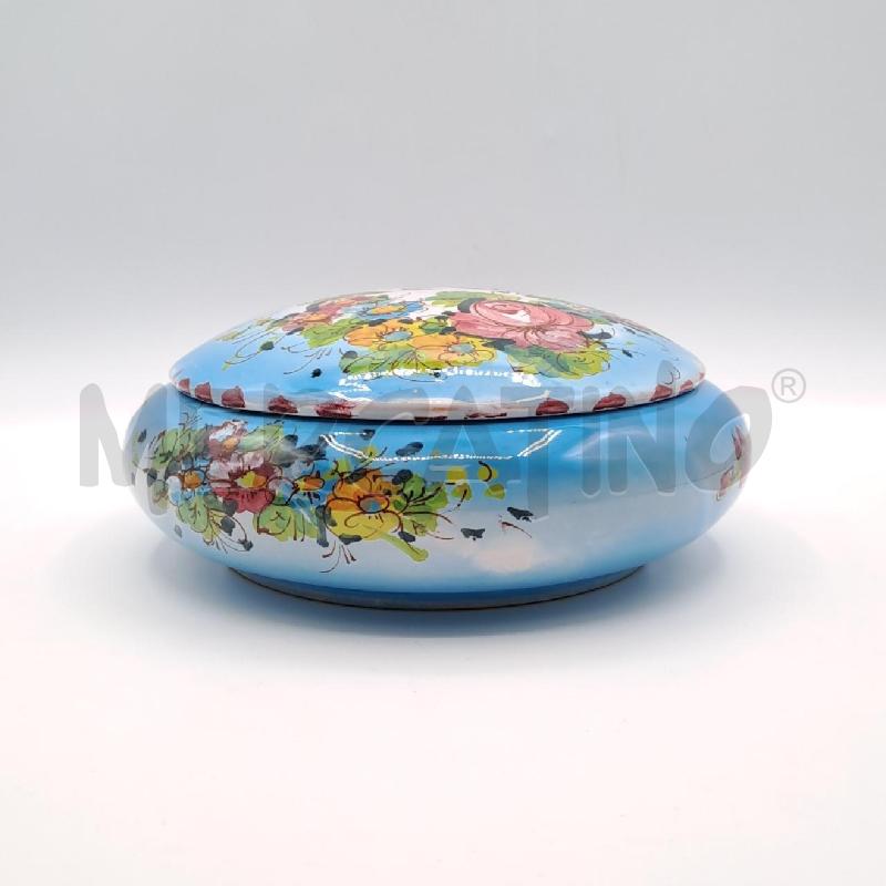 SCATOLA CERAMICA MORELLI AZZURRA | Mercatino dell'Usato Bologna 2