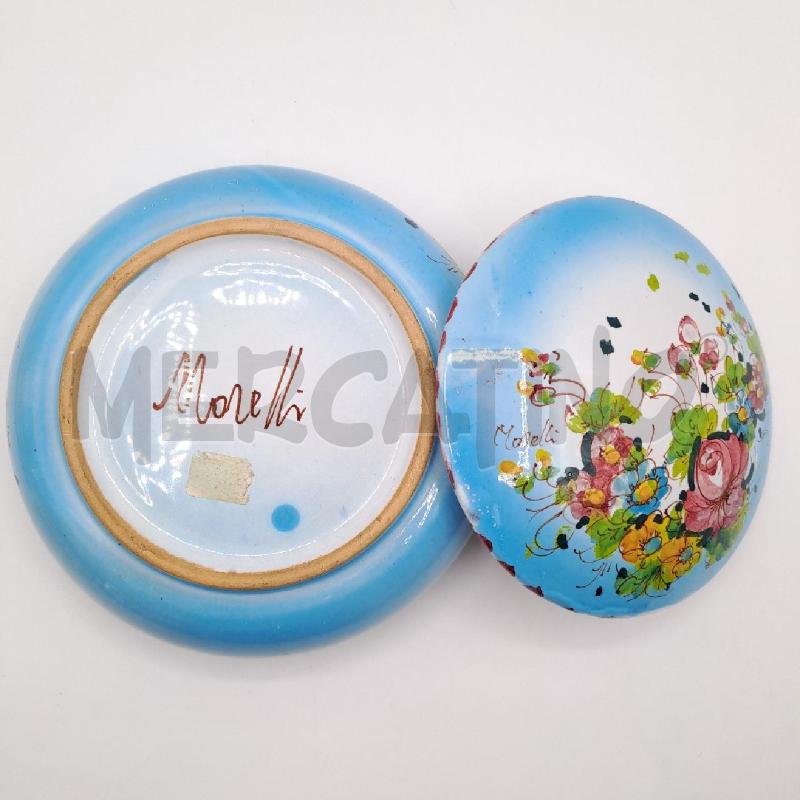 SCATOLA CERAMICA MORELLI AZZURRA | Mercatino dell'Usato Bologna 3