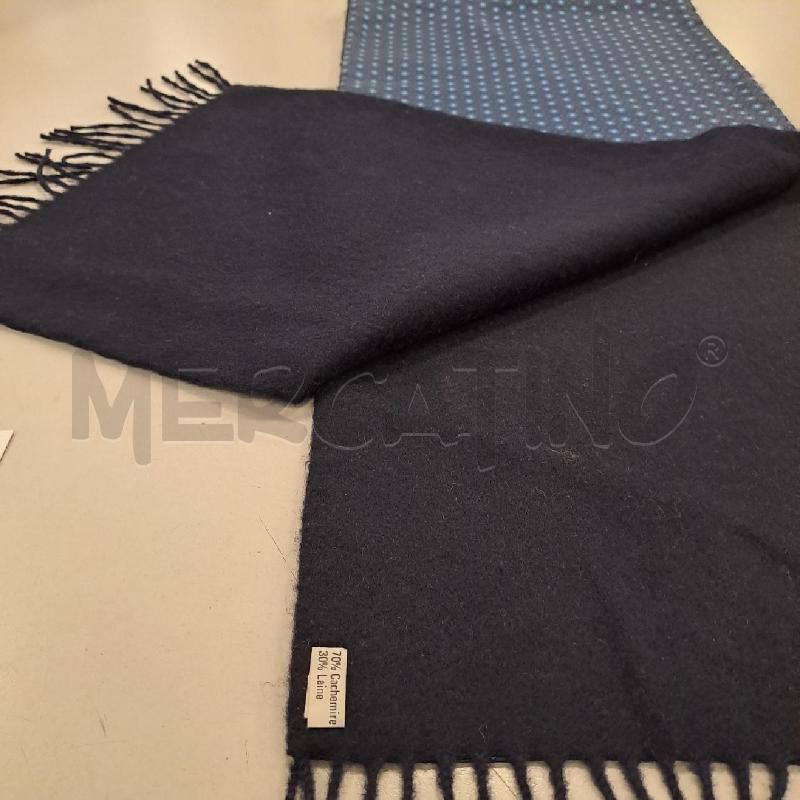 SCIARPA UOMO HERMES BLU SETA CACHEMERE LANA | Mercatino dell'Usato Bologna 4