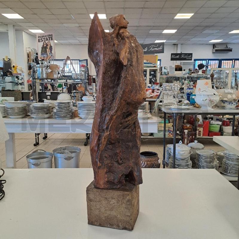SCULTURA 2 FIGURE CON BASE GUERRINO BARDEGGIA | Mercatino dell'Usato Bologna 1