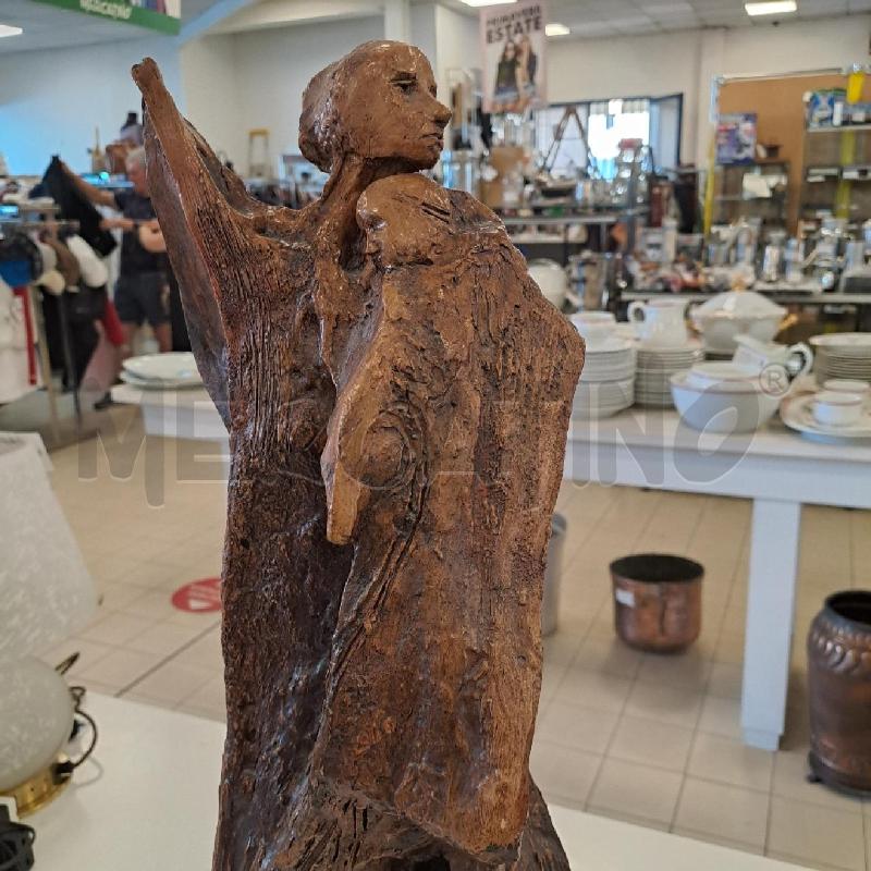 SCULTURA 2 FIGURE CON BASE GUERRINO BARDEGGIA | Mercatino dell'Usato Bologna 2