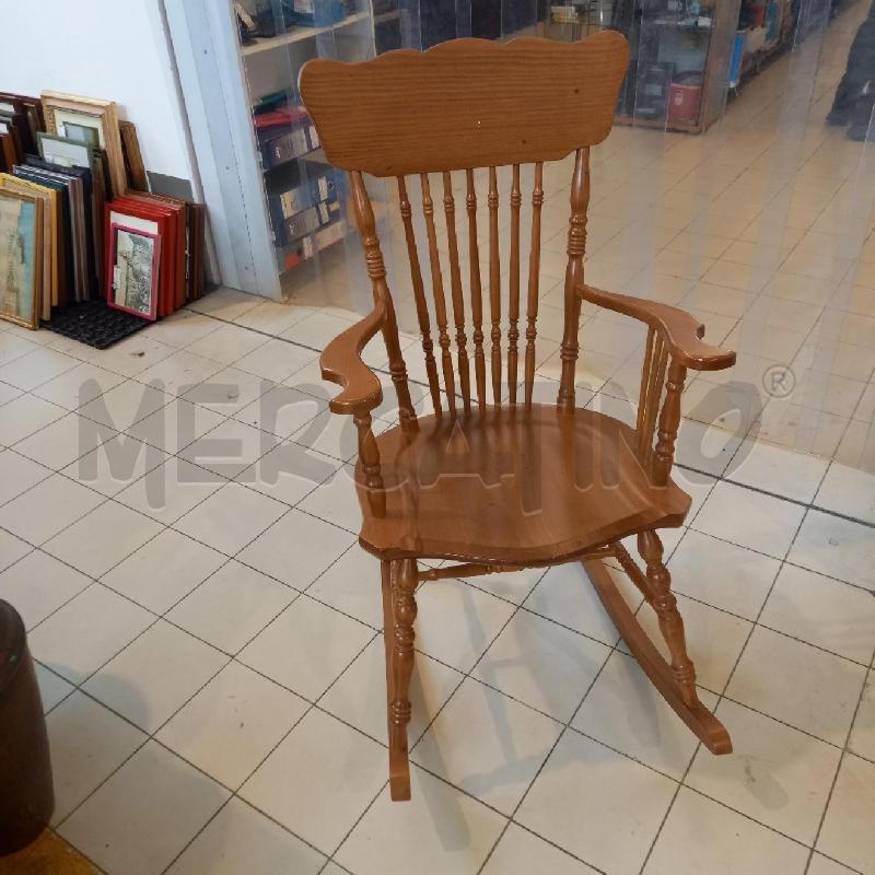 SEDIA DONDOLO LEGNO | Mercatino dell'Usato Bologna 1