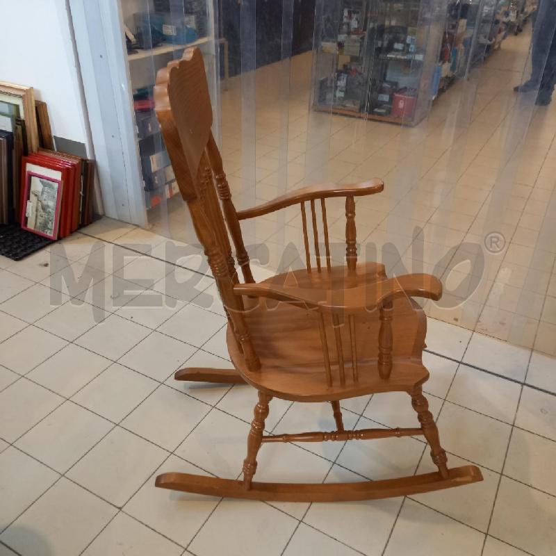 SEDIA DONDOLO LEGNO | Mercatino dell'Usato Bologna 2
