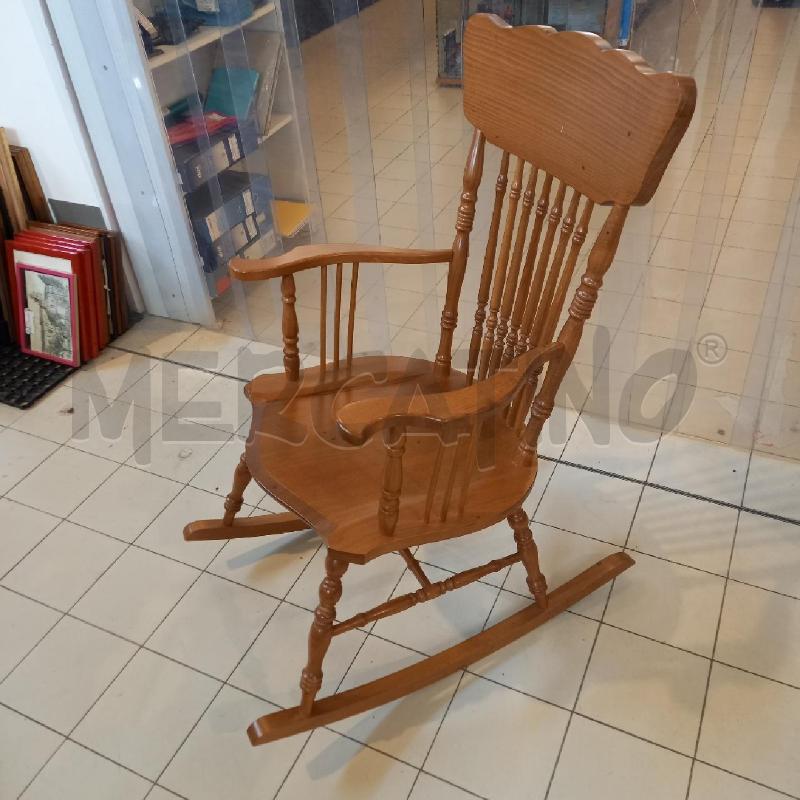 SEDIA DONDOLO LEGNO | Mercatino dell'Usato Bologna 4
