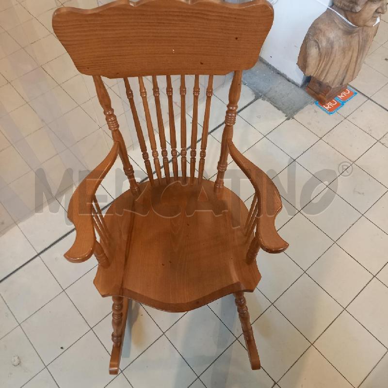 SEDIA DONDOLO LEGNO | Mercatino dell'Usato Bologna 5