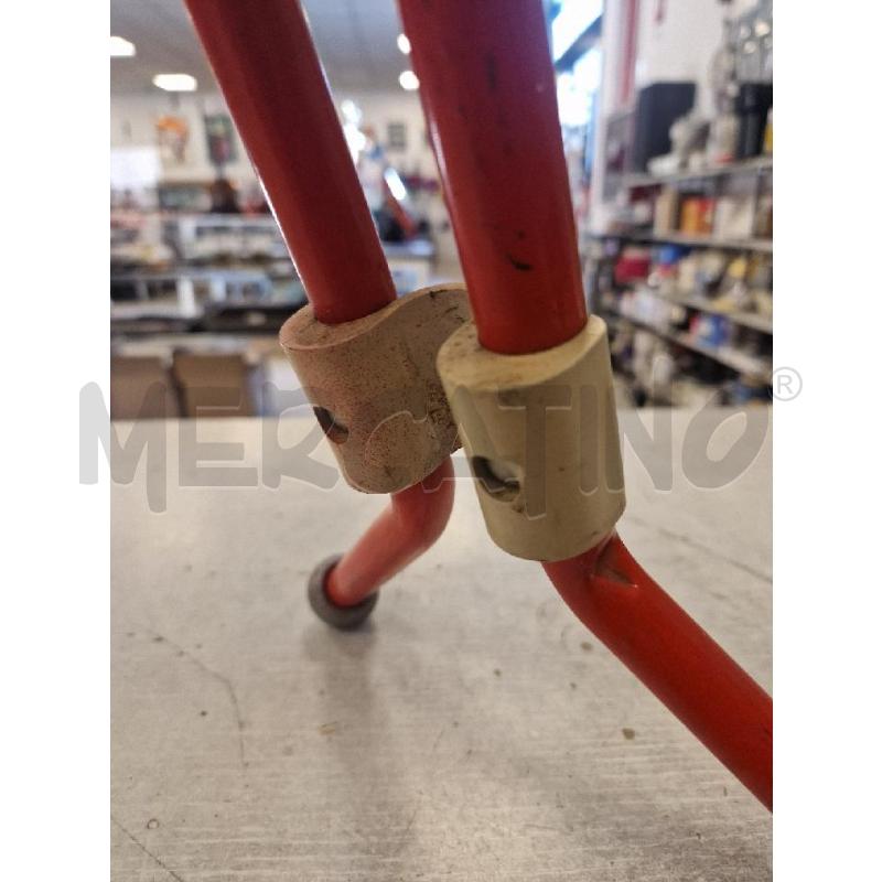 SEDIA MODELLO ULISSE ROSSA  | Mercatino dell'Usato Bologna 5