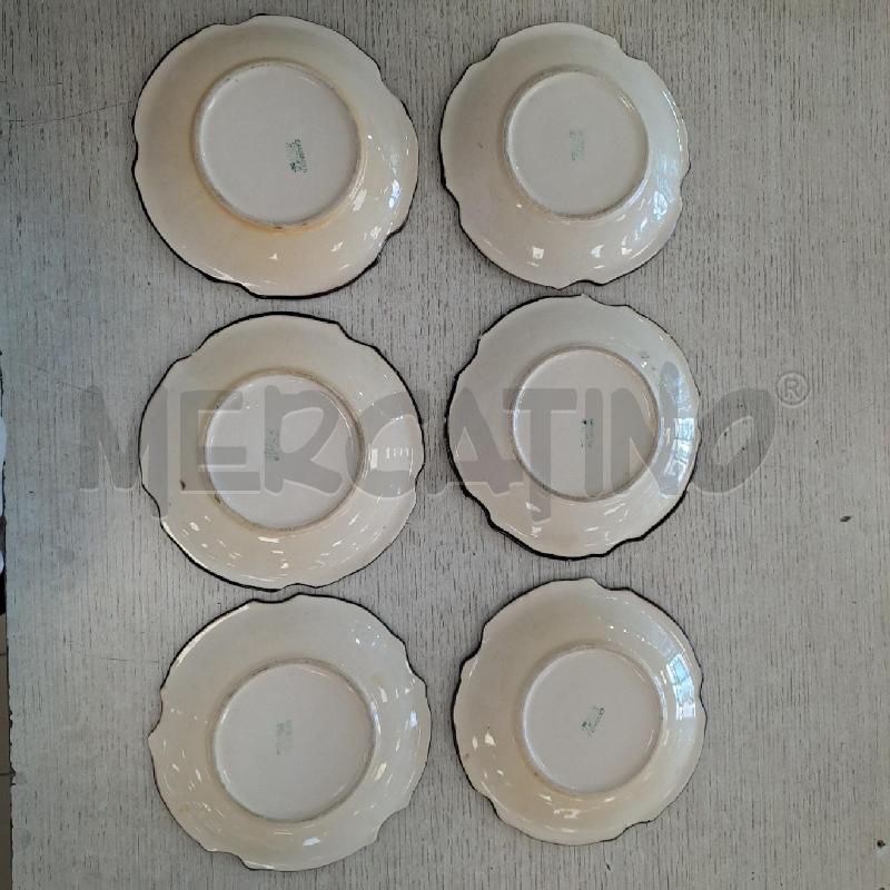 SERVIZIO 7 PIATTI DOLCE CARRARESI LUCCHESI | Mercatino dell'Usato Bologna 3