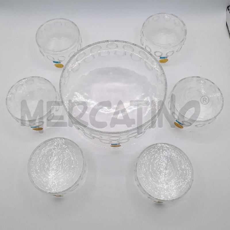SERVIZIO RIEDLE CRISTAL  7 PEZZI ANNI 60 | Mercatino dell'Usato Bologna 5