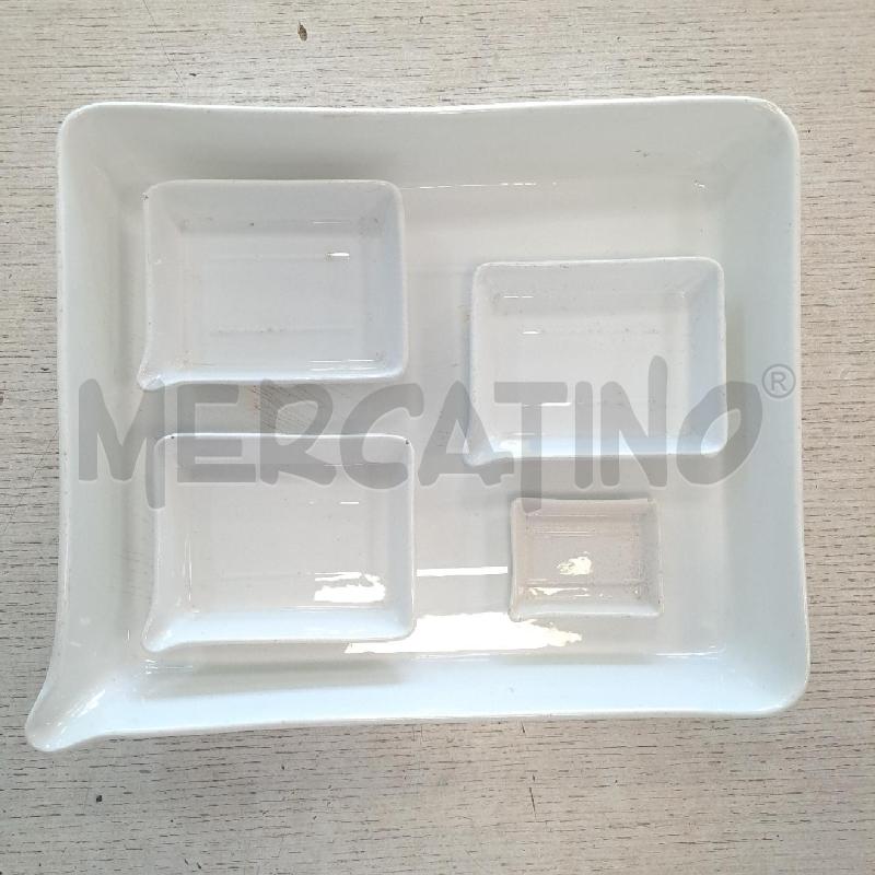SET VASSOI CERAMICA RICHARD  DI SVILUPPO 5 PZ  | Mercatino dell'Usato Bologna 1