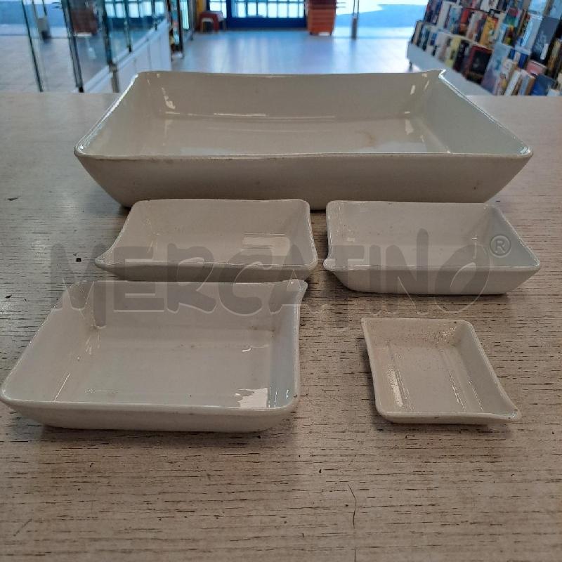 SET VASSOI CERAMICA RICHARD  DI SVILUPPO 5 PZ  | Mercatino dell'Usato Bologna 4