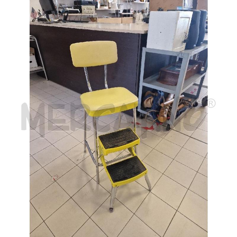 SGABELLO SEDIA GIALLO  PRESTIGE ENGLAND | Mercatino dell'Usato Bologna 1