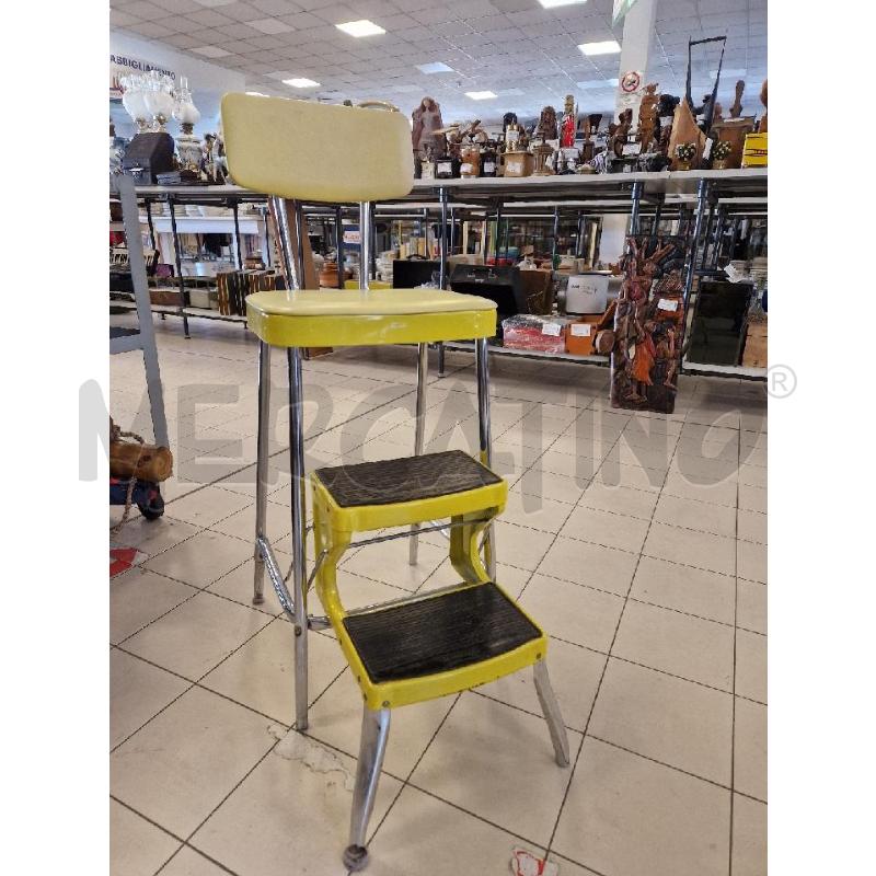 SGABELLO SEDIA GIALLO  PRESTIGE ENGLAND | Mercatino dell'Usato Bologna 3