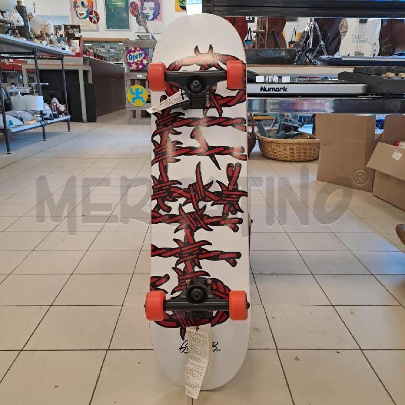 SKATEBOARD GHETTOBLASTER BARDED WIRE RED 8.00 | Mercatino dell'Usato Bologna 2