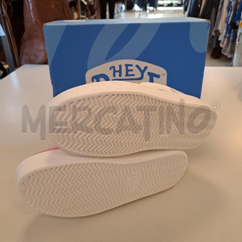 SNEAKERS DONNA HEY DUDE BIANCO AZZURRO FUCSIA  | Mercatino dell'Usato Bologna 3