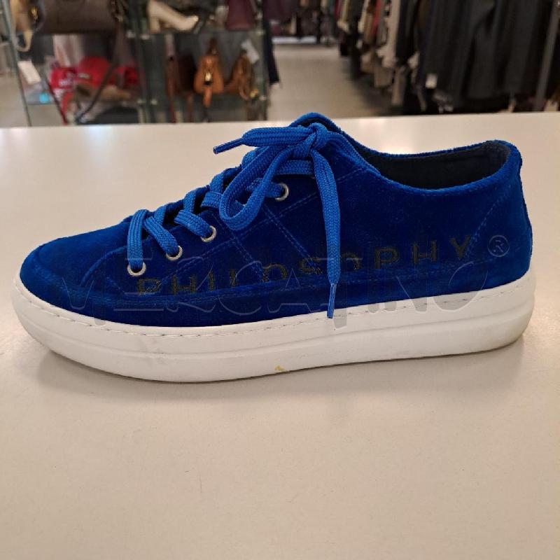 SNEAKERS DONNA PHILOSOPHY BLUETTE VELLUTO | Mercatino dell'Usato Bologna 2