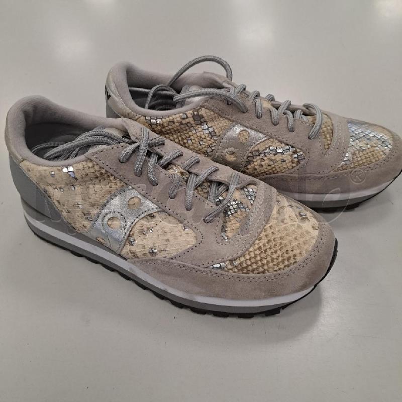 SNEAKERS DONNA SAUCONY GRIGIO BEIGE PITONATO | Mercatino dell'Usato Bologna 1