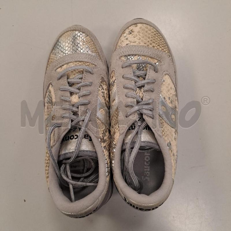 SNEAKERS DONNA SAUCONY GRIGIO BEIGE PITONATO | Mercatino dell'Usato Bologna 3