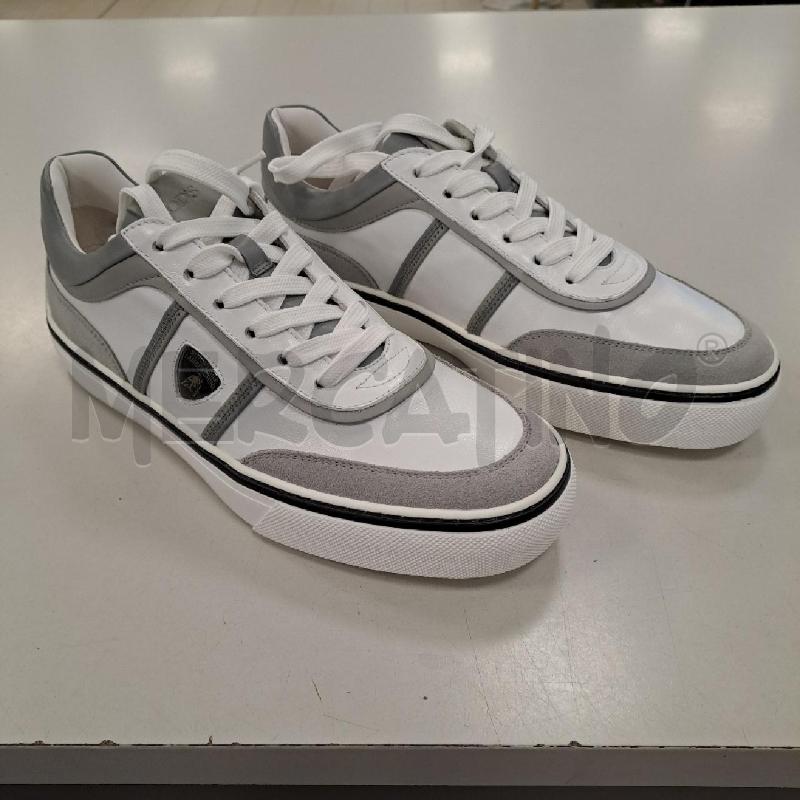 SNEAKERS DONNA TOD'S PER AUTOMOBILI LAMBORGHINI BIANCO GRIGIO | Mercatino dell'Usato Bologna 1
