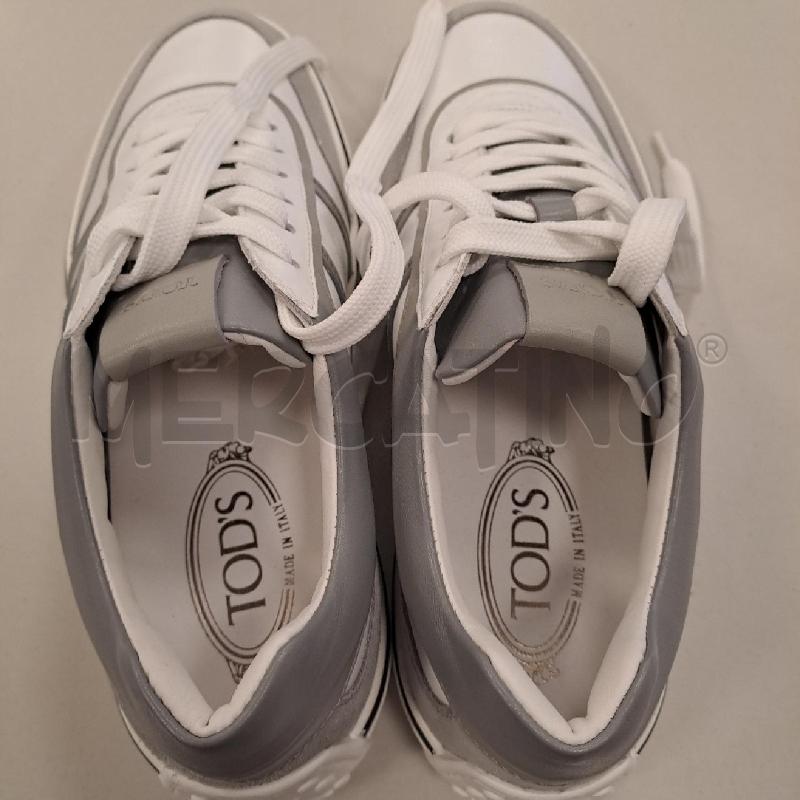 SNEAKERS DONNA TOD'S PER AUTOMOBILI LAMBORGHINI BIANCO GRIGIO | Mercatino dell'Usato Bologna 3
