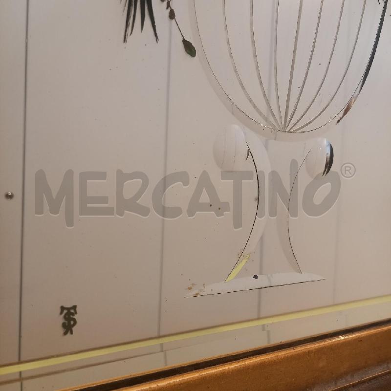 SPECCHIO VITTORIANO MOLATO DIPINTO A ROVESCIO | Mercatino dell'Usato Bologna 3