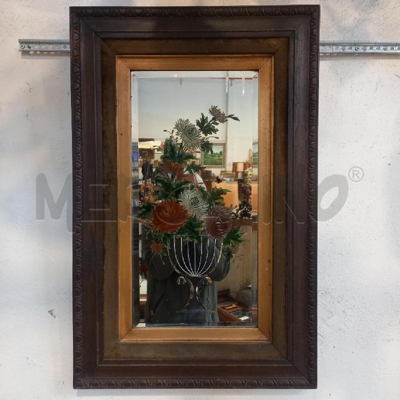 SPECCHIO VITTORIANO MOLATO DIPINTO A ROVESCIO | Mercatino dell'Usato Bologna 1